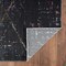 Homeroots 5 x 8 ft. Distressed Black Abstract Area Rug 395766 - alternate 8